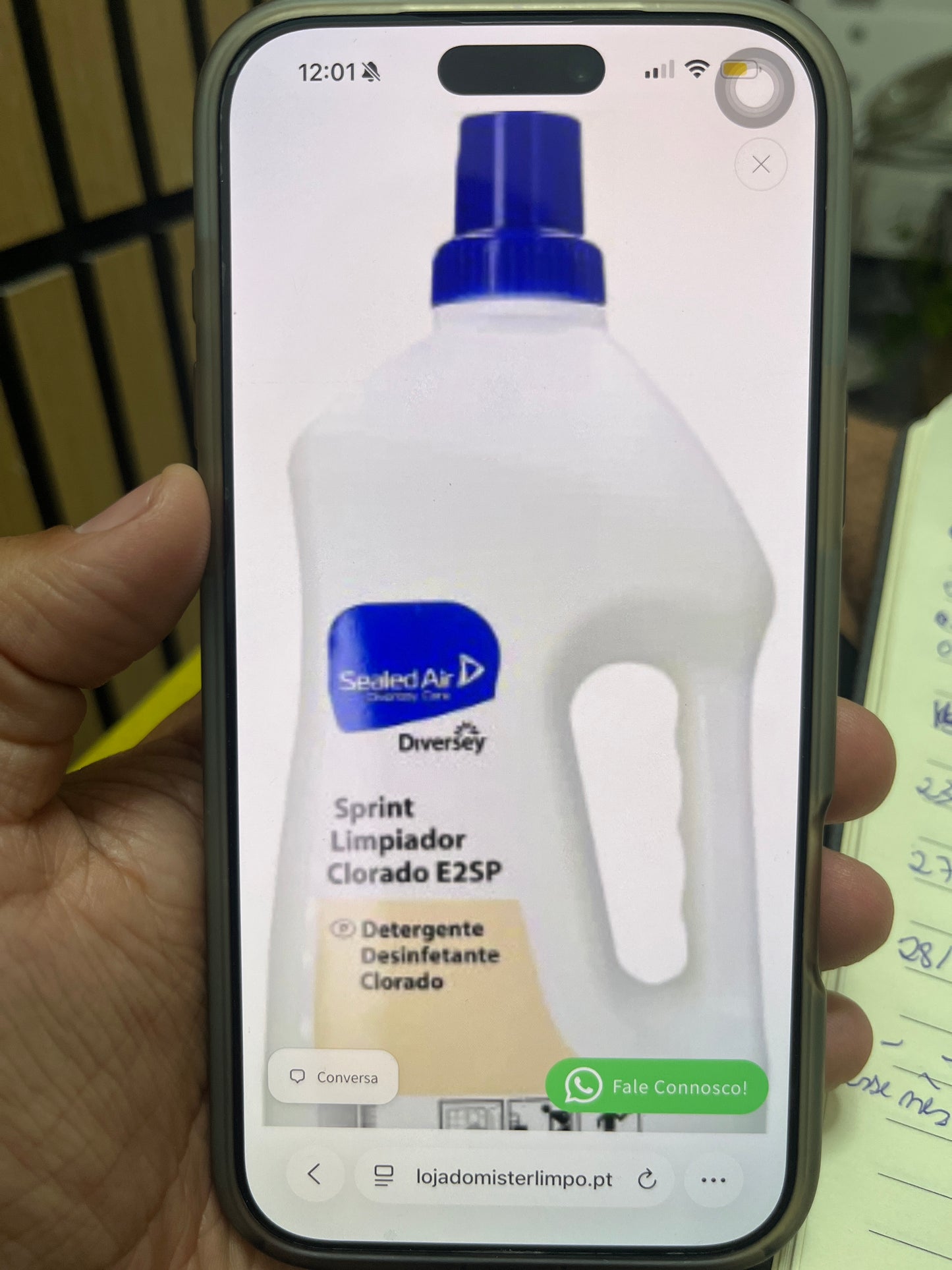 Produto a base de cloro ativo-Colchão.