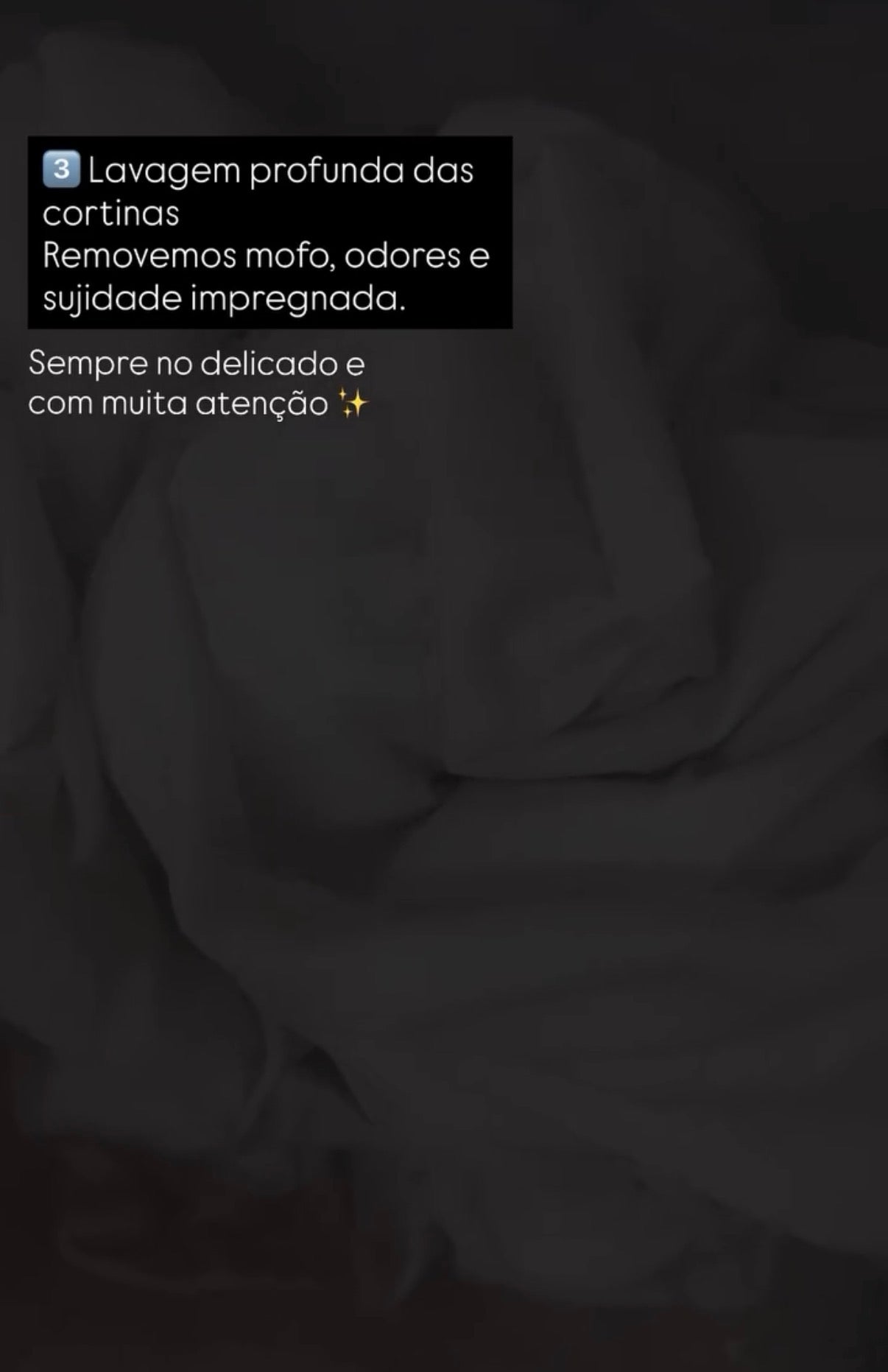 Lavandaria de Cortinados ao Domicílio | Mister Limpo Services